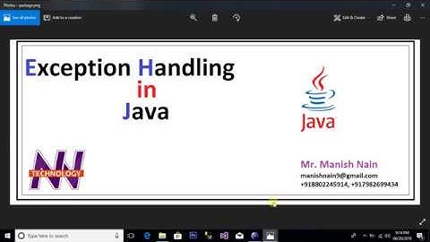 #27 Java Tutorial For Beginners |  Exception handling in java | Manish Nain