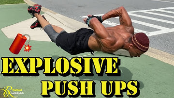 EXPLOSIVE PUSH UP  From Beginner To Advanced | Abdul Wali | Man Time Fitness