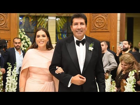 حفل زفاف ابن الفنان هاني رمزي بحضور جميع نجوم الفن الكنيسة اتقلبت واللي حصل محصلش قبل كده في اي فرح