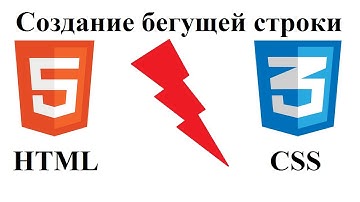 Бегущая строка HTML. Видеокурс по HTML и CSS