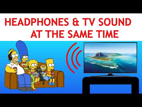 How to Watch TV with Headphones and keep the TV sound