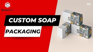 Best Custom Printed Soap Boxes Manufacture in the USA - Soap Packaging - BoxesGen #packagingboxes