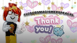 Thank you so much (#40SUBSMAGISMEPSPEACAL) thank u so much! (closed)