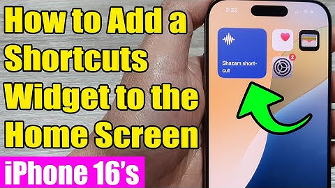 🌟 iPhone 16/16 Pro Max: How to Add a Shortcuts Widget to the Home Screen | iOS 18