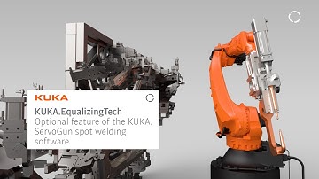 KUKA.EqualizingTech: compensation of material defects during spot welding with servo welding guns