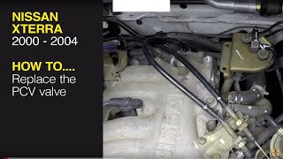 Replace The Pcv Valve On A Nissan Xterra 00 04 Pathfinder 96 04 Or Frontier Pick Up 98 04 Youtube