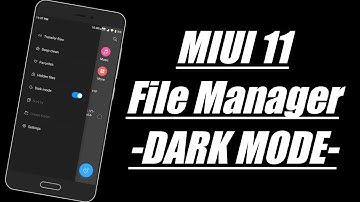 Miui 11 File Manager || Install Miui 11 File Manenge Dark Mode || Miui File Manager Dark Mode