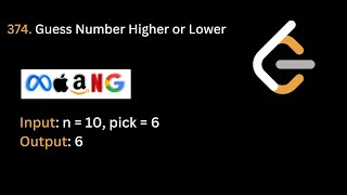4 | Guess Number Higher or Lower | LeetCode 374 | Binary Search | Hindi