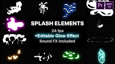 Splash Elements Motion Graphics Templates