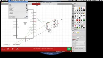 building the RGB LED circuit diagram with Fritzing