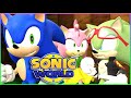 SONIC AND ROSEY AND SCOURGE PLAY SONIC WORLD