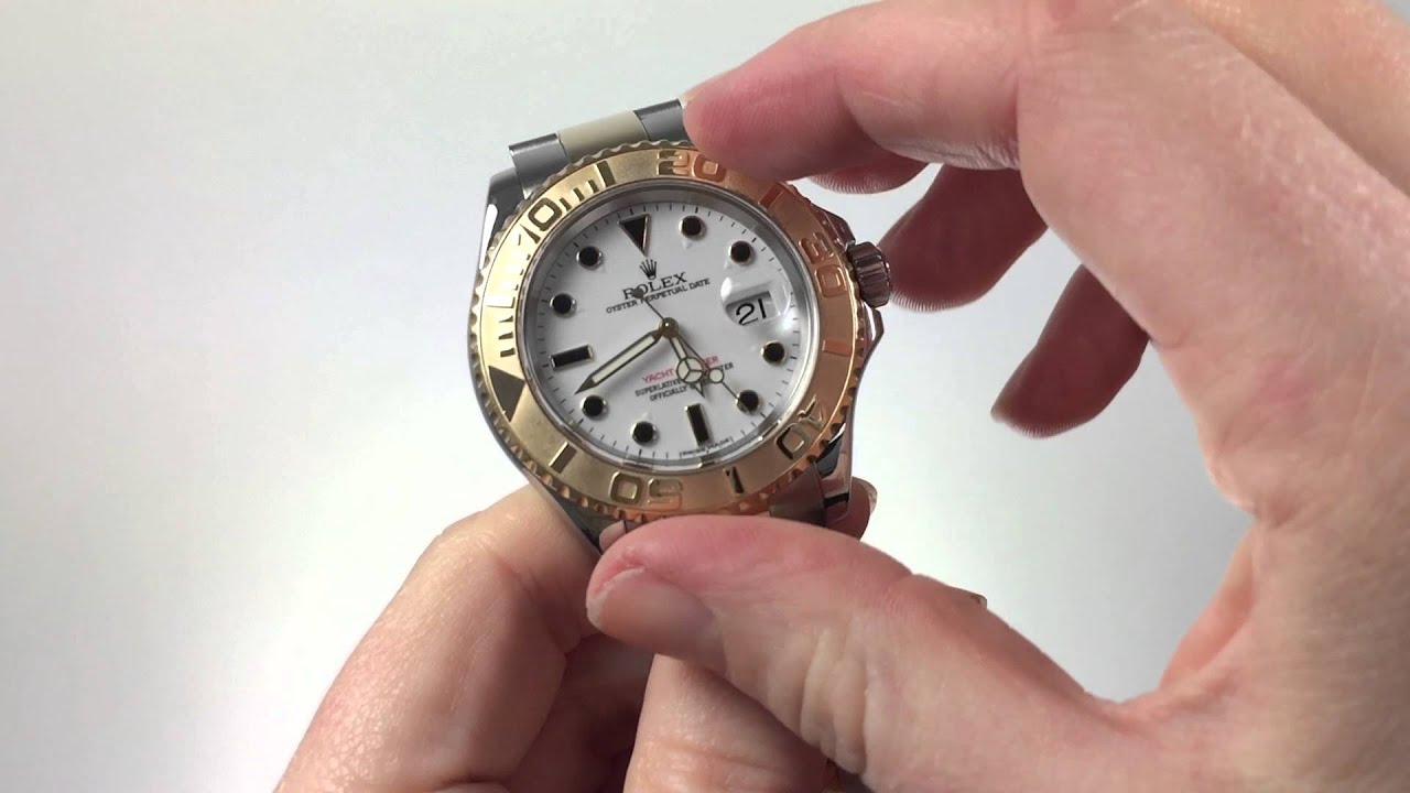 how to adjust rolex yacht master time