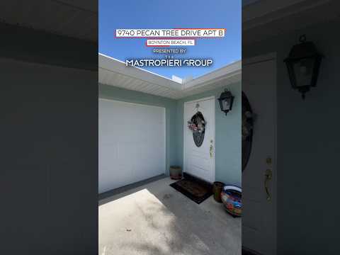 Boynton Beach Property Tour | 9740 Pecan Tree Dr B