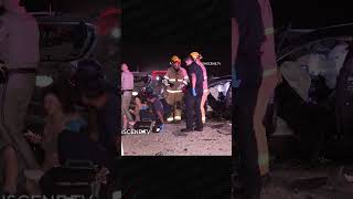 Three Injured In Multi-Vehicle Crash On 215 Freeway