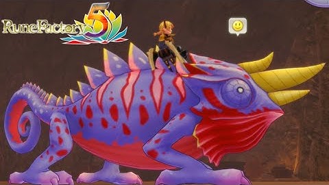 Rune Factory 5 - Taming Mysterious Lizard Boss Episode 66