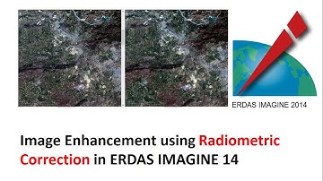 how to do Image Enhancement using Radiometric Correction in Erdas Imagine 14