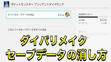 ポケモンムーンデータを消去