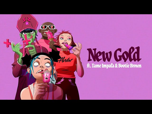 Gorillaz ft. Tame Impala & Bootie Brown: New Gold (Visualiser