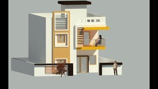 Revit Architecture Tutorial |  Revit 2020  | Modern House |  Revit Rrchitecture Modern House Design