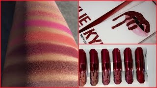 Kylie Cosmetics | Valentines Collection Shades & Swatches !