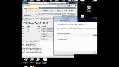 Xampp Install for later PHP-Python-Mysql iface
