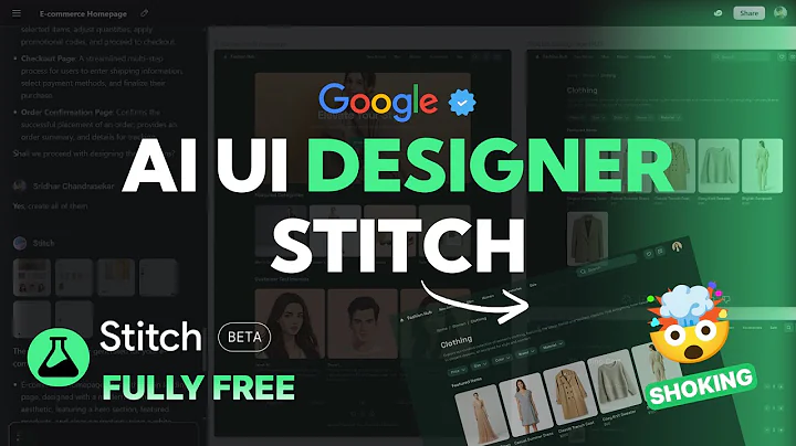 Stitch by Google - Free AI Tool to Design App UI (No Design Skills Needed)