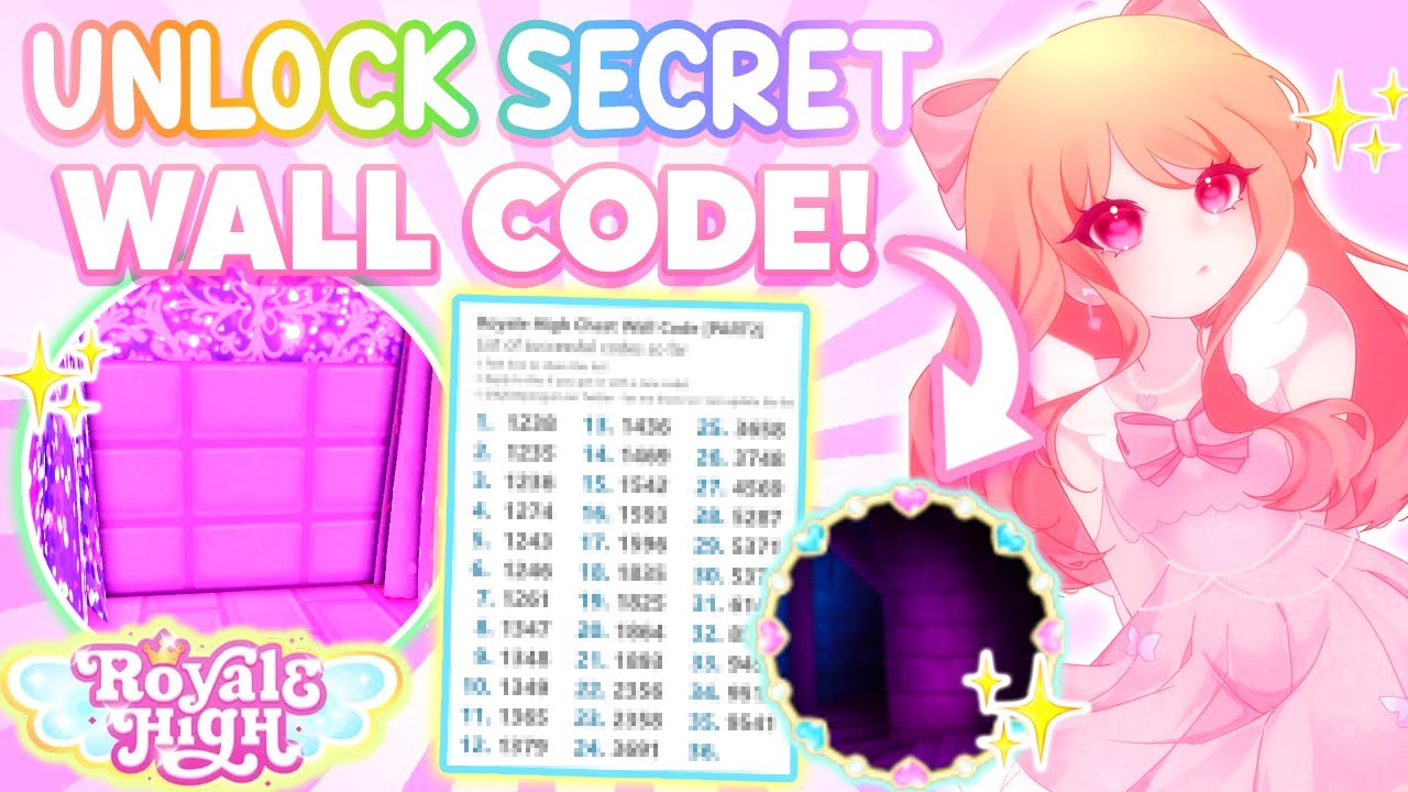 SECRET WALL CODES IN THE NEW SCHOOL! ⭐️💗🐬