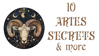 10 Secrets Of The ARIES Personality ♈- Aries Personality Traits, Crystals, Flowers 🌹