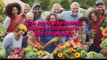 The Joy of Volunteering: Making a Difference in Your Community