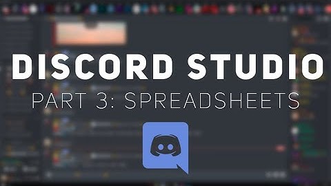 Discord Bot Studio: Spreadsheets [Part 3]