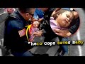 Hero Cops Saves Choking Baby #cops