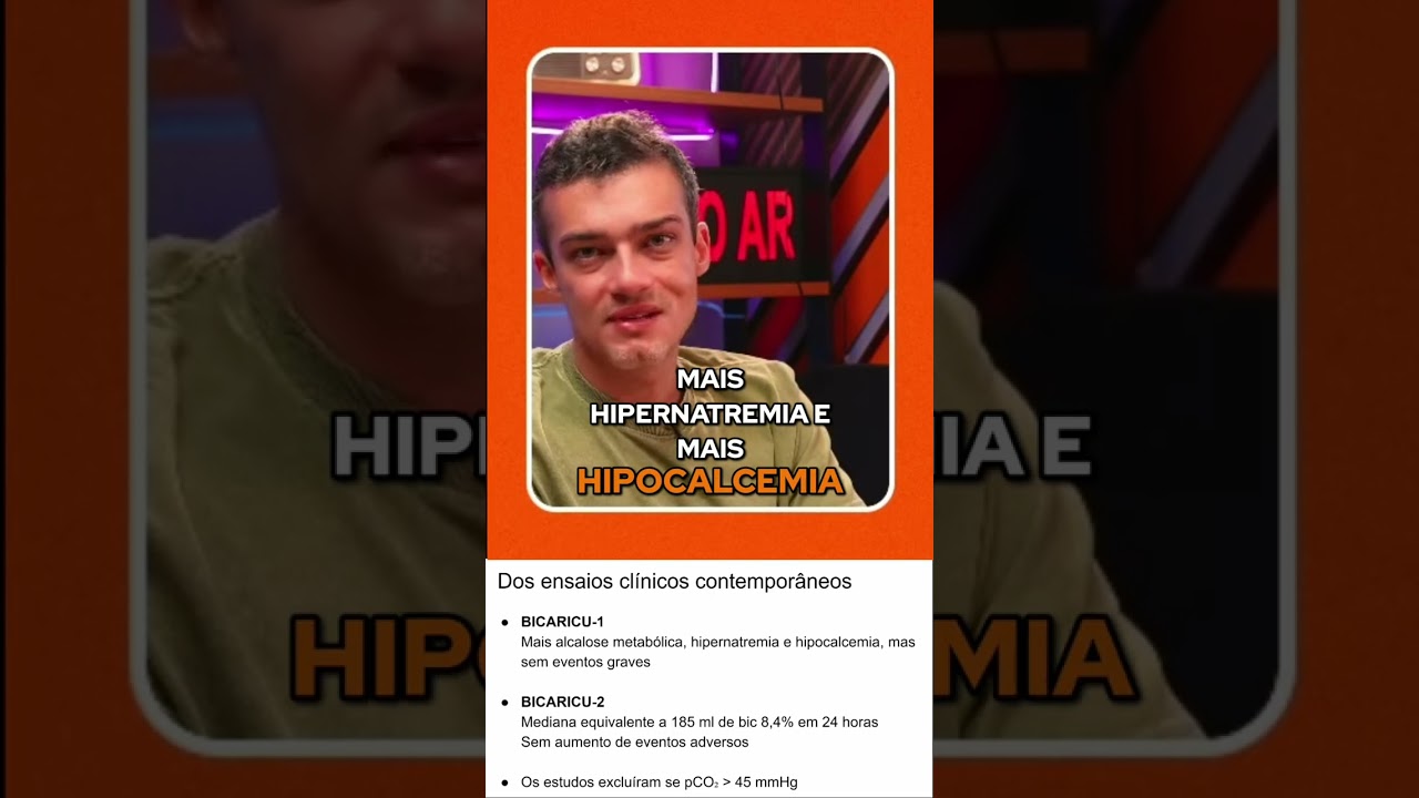 Thumbnail - Efeitos adversos da infusão de bicarbonato