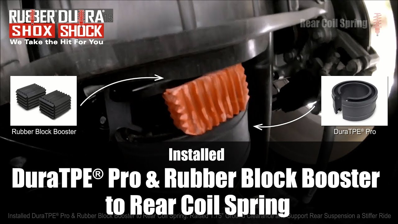 Coil Spring Booster - Rubber Block Coil Spring Booster Series