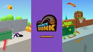 Bounce Dunk - basketball Game Gameplay #1 screenshot 4