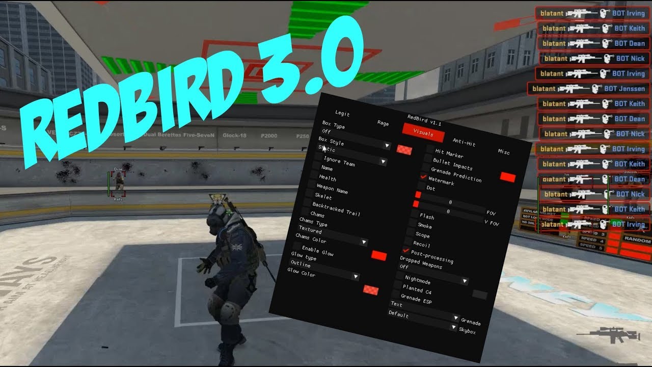 Free HvH cheat redbird 3.0 + download