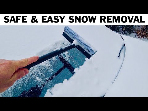 Safe & Easy SNOW REMOVAL Without Scratching 