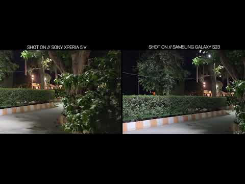 Sony Xperia 5 V VS Samsung Galaxy S23 | Night Mode Camera Test