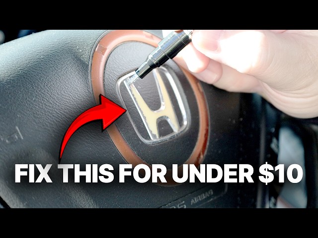 Fix Your Fading Steering Wheel Chrome In 5 Minutes! Under $10