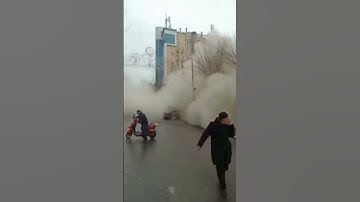 Building collapses following a powerful earthquake in Türkiye