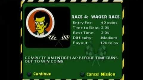 The Simpsons: Hit & Run (PS2): Apu- Wager Race (Game Walkthrough)