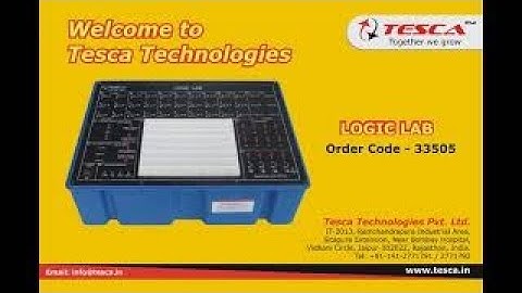 Logic Lab | Introduction to Logic Gates || Tesca 33505