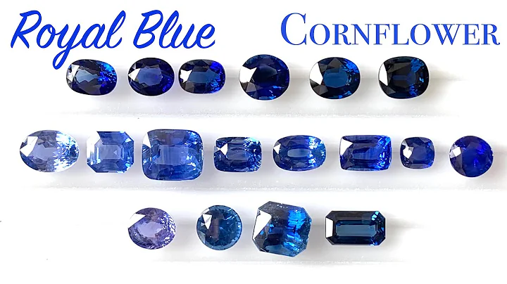 Royal blue or Cornflower Blue Sapphire? Clarification and understanding color of sapphires - DayDayNews