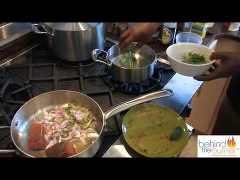 Seared Salmon with Ramen Noodles with Chef Marcus ...