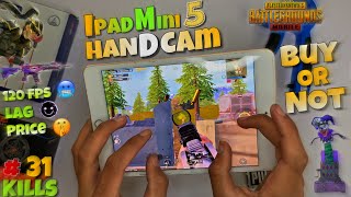 OMG 🥵 PUBG MOBILE 6 FINGER GAMEPLAY || IPAD MINI 5 PUBG TEST 2024 || IPAD MINI 5 BGMI TEST HANDCAM