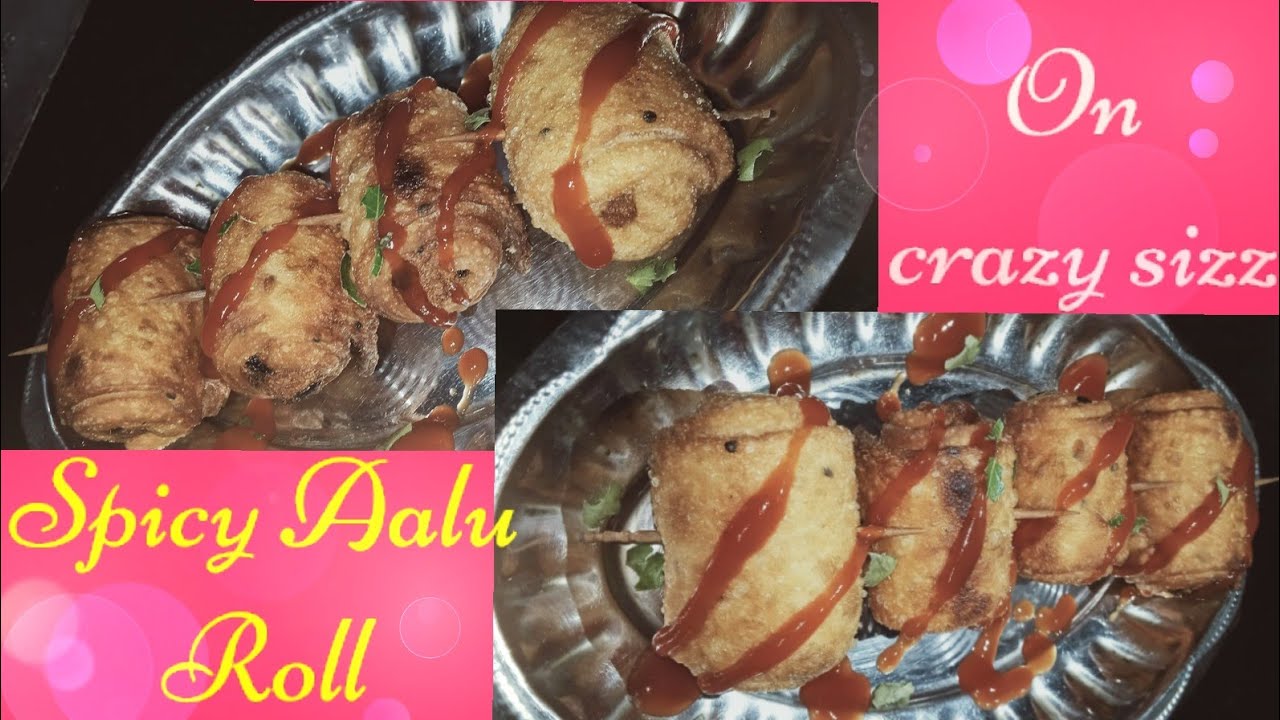 Aalu Rool 🔥 spicy aalu roll ️//best tea time snacks ☺️.... - YouTube