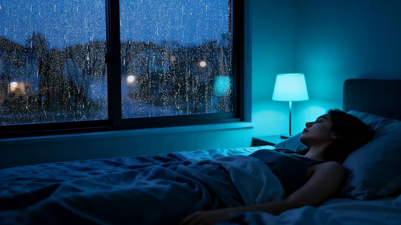 Gentle Rain at Night 🌙 Calm Your Mind Instantly