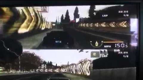 NFS most wanted glitch ( GameCube )