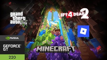 Nvidia GeForce GT 220 In 2025 | Minecraft, GTA 5, LD42, Roblox | Gaming Test