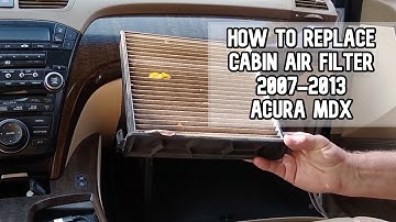 How to replace cabin air filter Acura MDX 2007-2013 DIY video #acura #mdx #airfilter