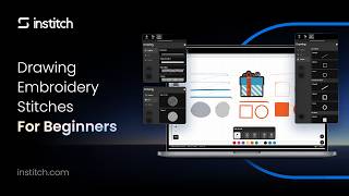 How to Use the Drawing Tool in Institch | Embroidery Digitizing Stitches Explained for Beginners